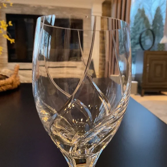 MIKASA OLYMPUS CRYSTAL WATER GOBLETS SET OF 10
